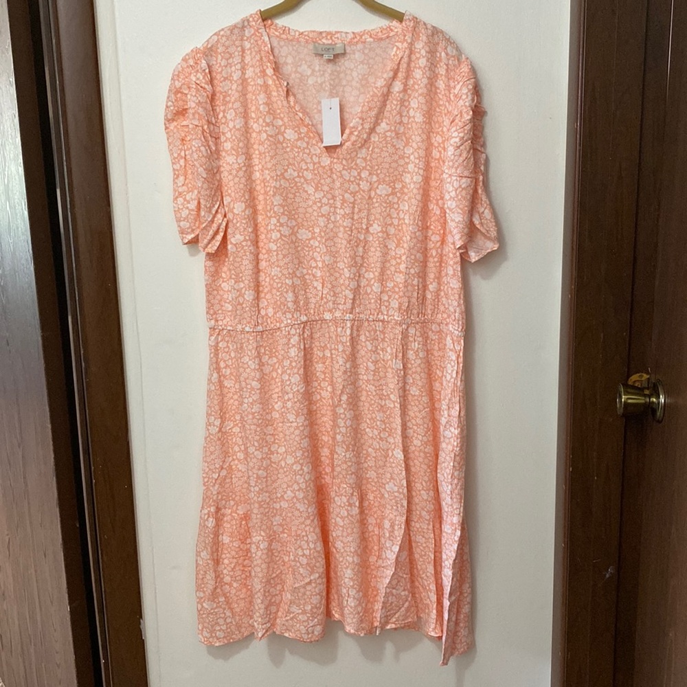 Loft Floral Print Dress